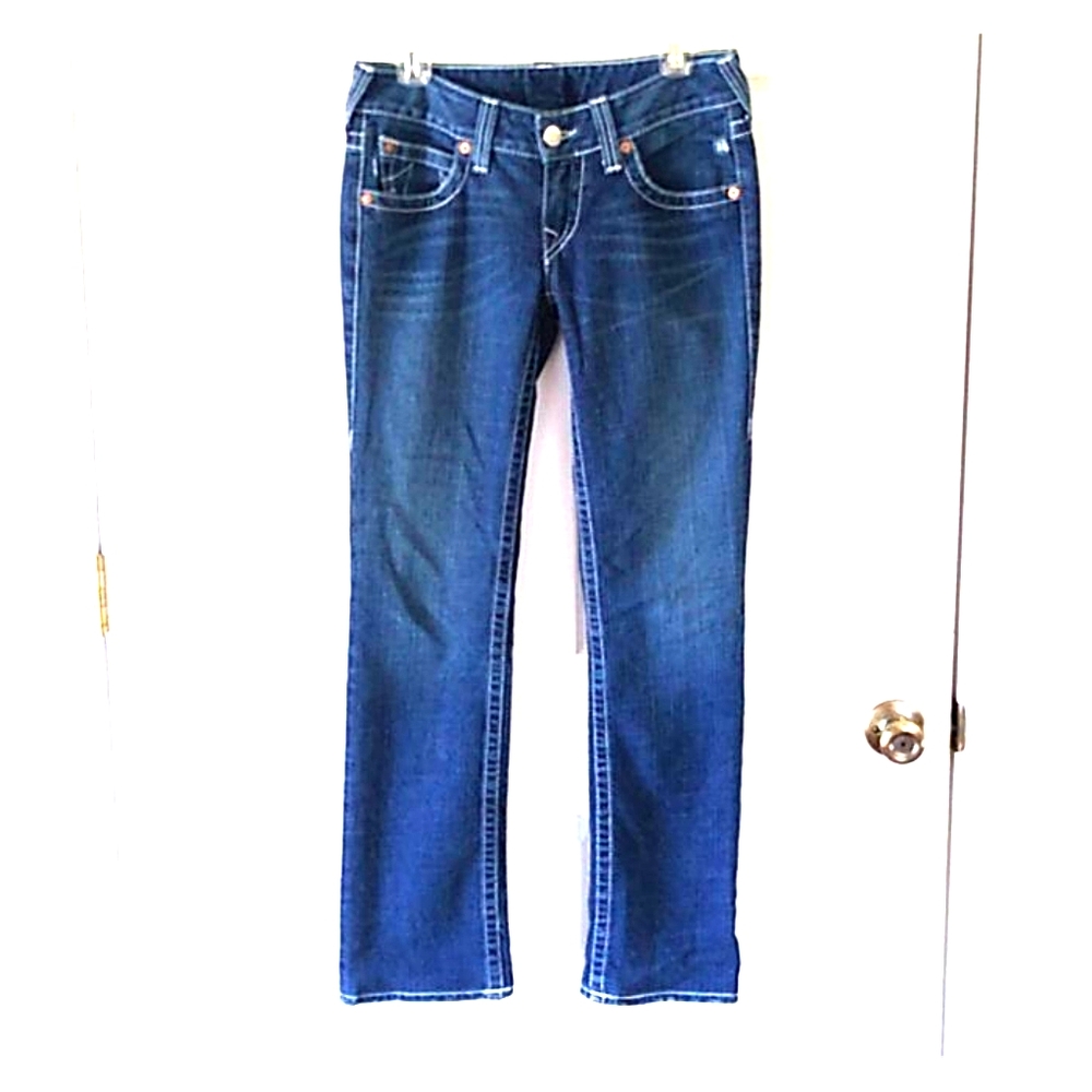 True Religion Women's Bootcut Jeans Johnny Size 28